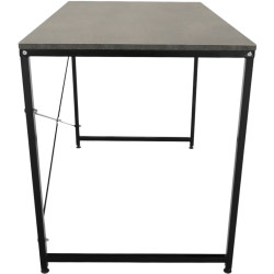 Masa de birou Tempo Kondela Mellora 120x60 (Concrete/Black) Thumb