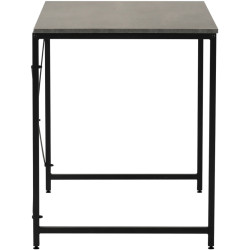 Masa de birou Tempo Kondela Mellora 90x60 (Concrete/Black) Thumb