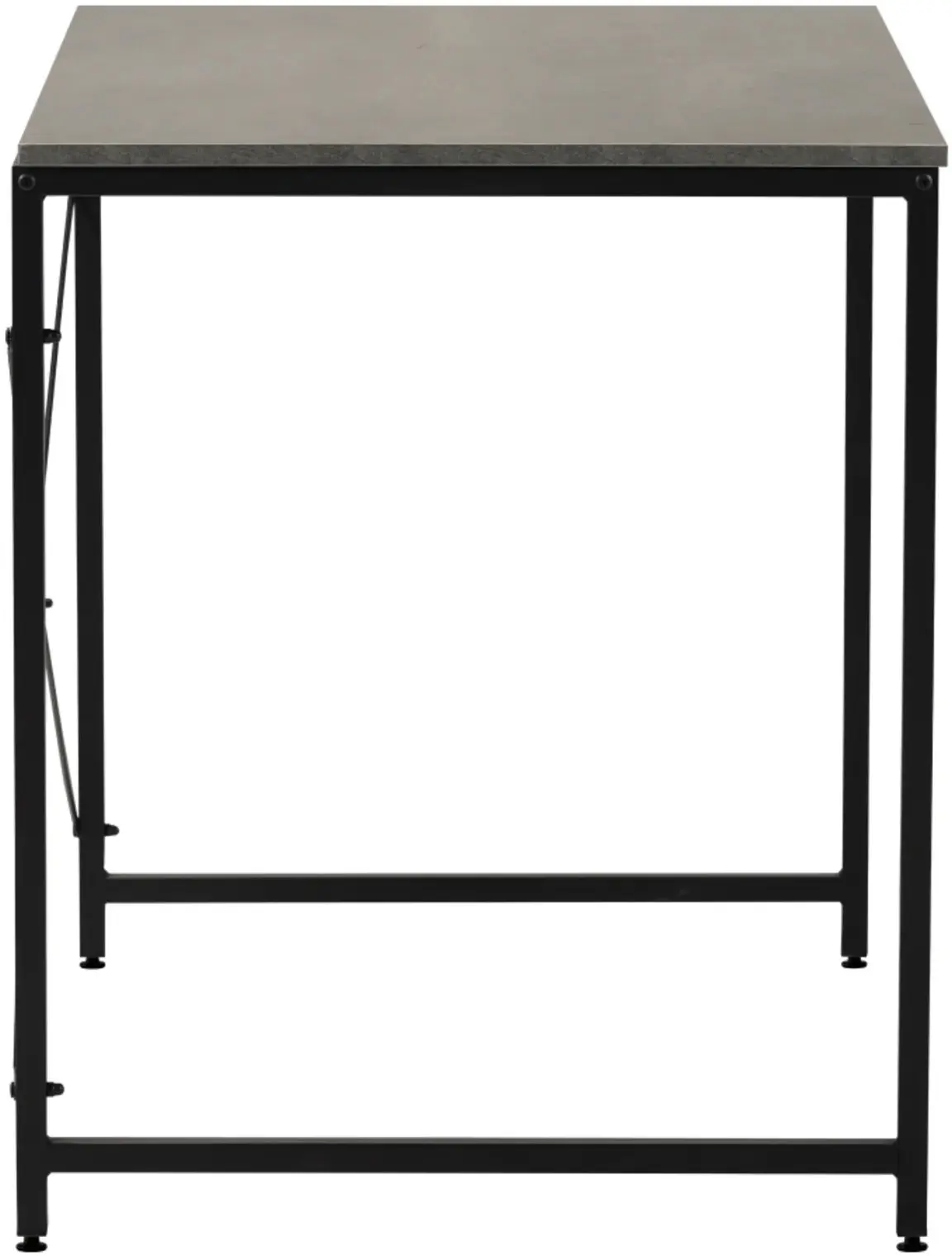 Masa de birou Tempo Kondela Mellora 90x60 (Concrete/Black) - 3