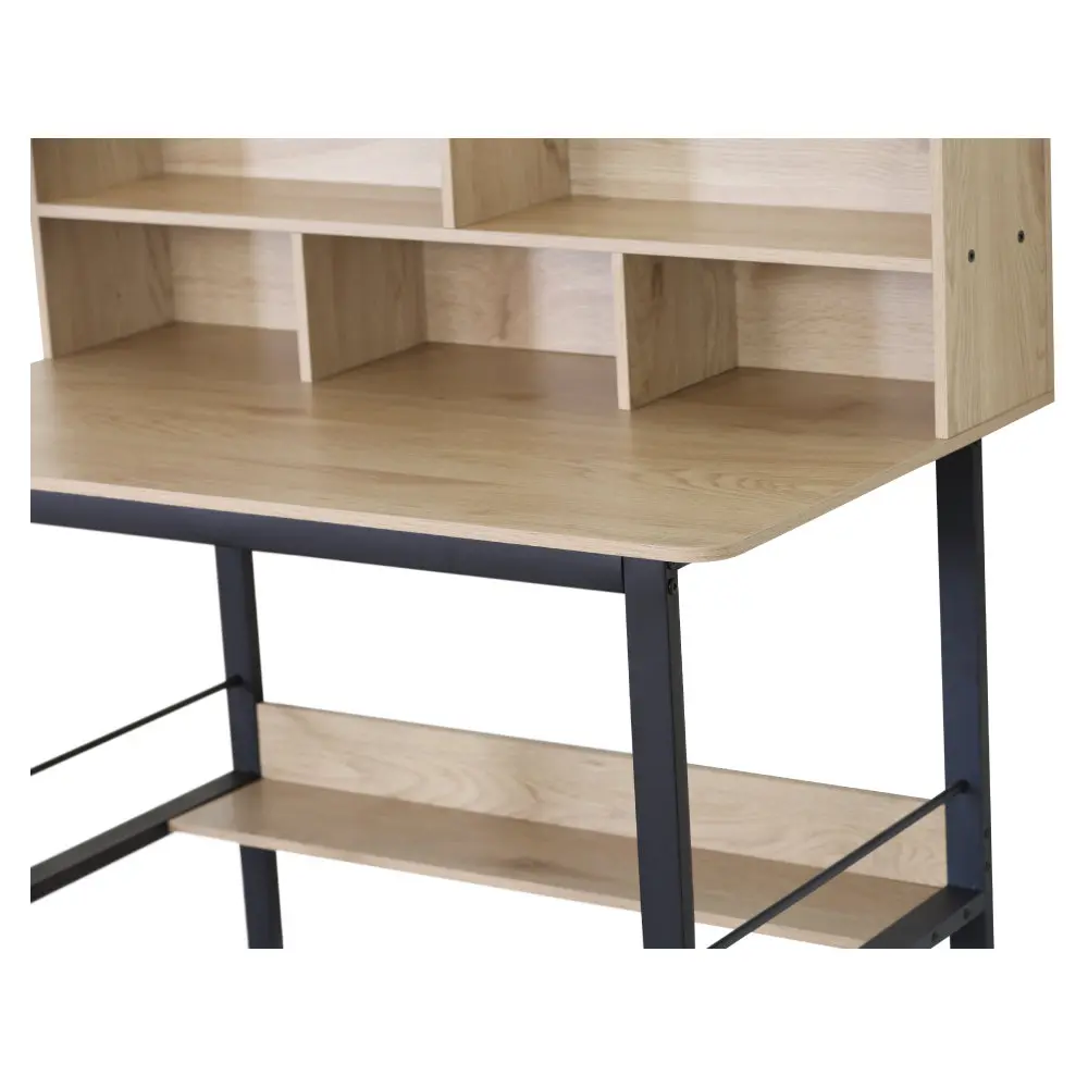 Письменный стол Tempo Kondela Tamis (Oak/Black) - 5