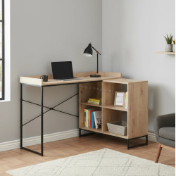 Письменный стол Tempo Kondela Ulostol (Oak/Black)