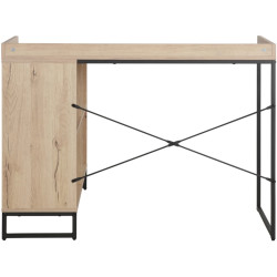 Masa de birou Tempo Kondela Ulostol (Oak/Black) Thumb