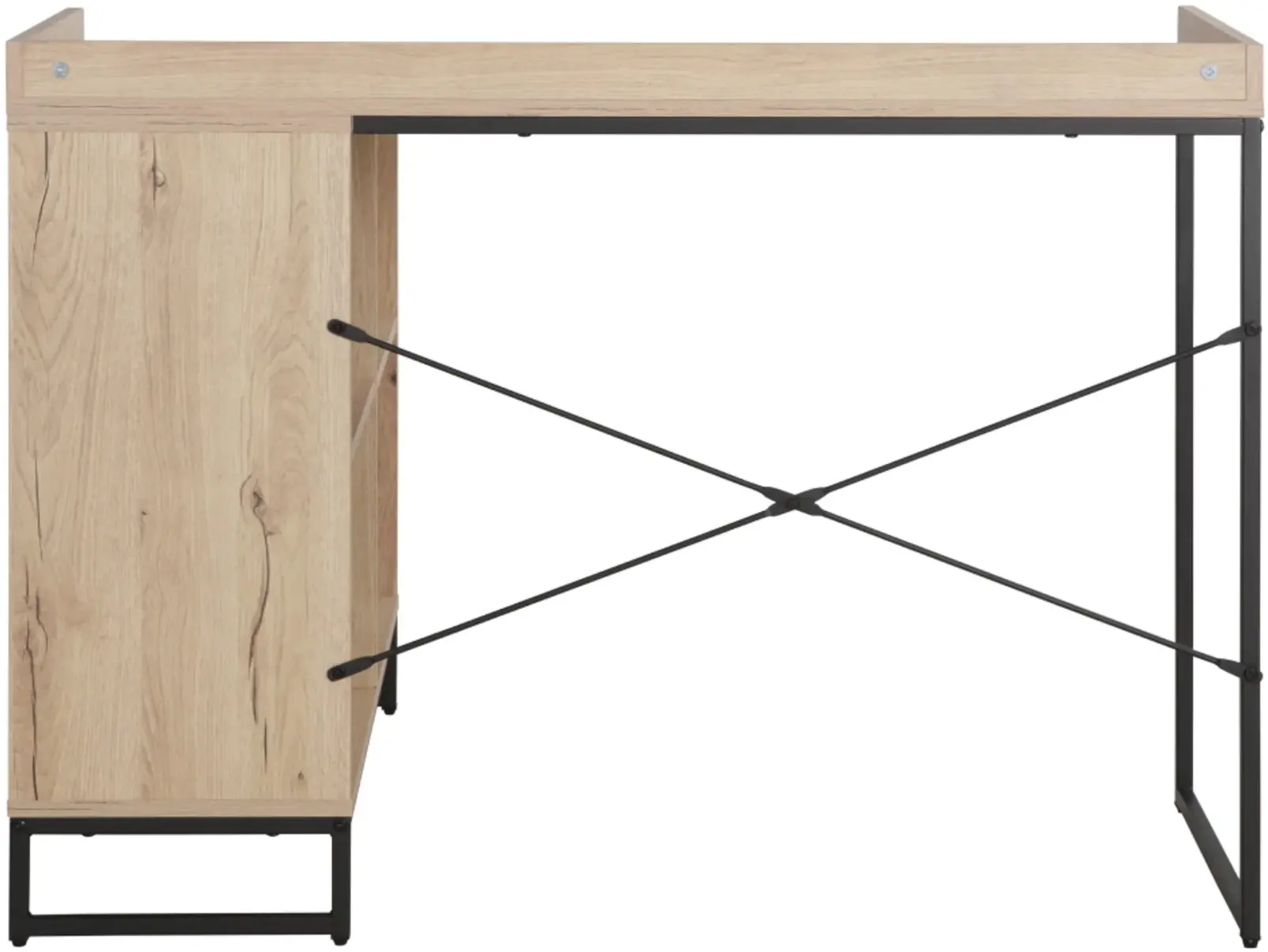Masa de birou Tempo Kondela Ulostol (Oak/Black) - 4