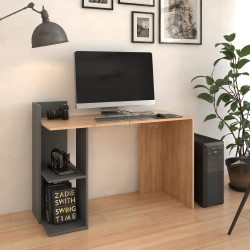 Masa de birou Tempo Kondela Zino New (Golden Craft Oak/Graphite)