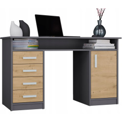 Письменный стол TopEshop ADA (Anthracite/Artisan Oak) Thumb