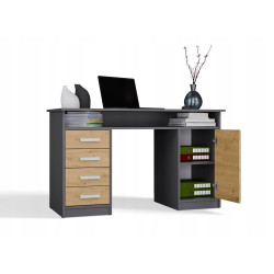 Письменный стол TopEshop ADA (Anthracite/Artisan Oak) Thumb