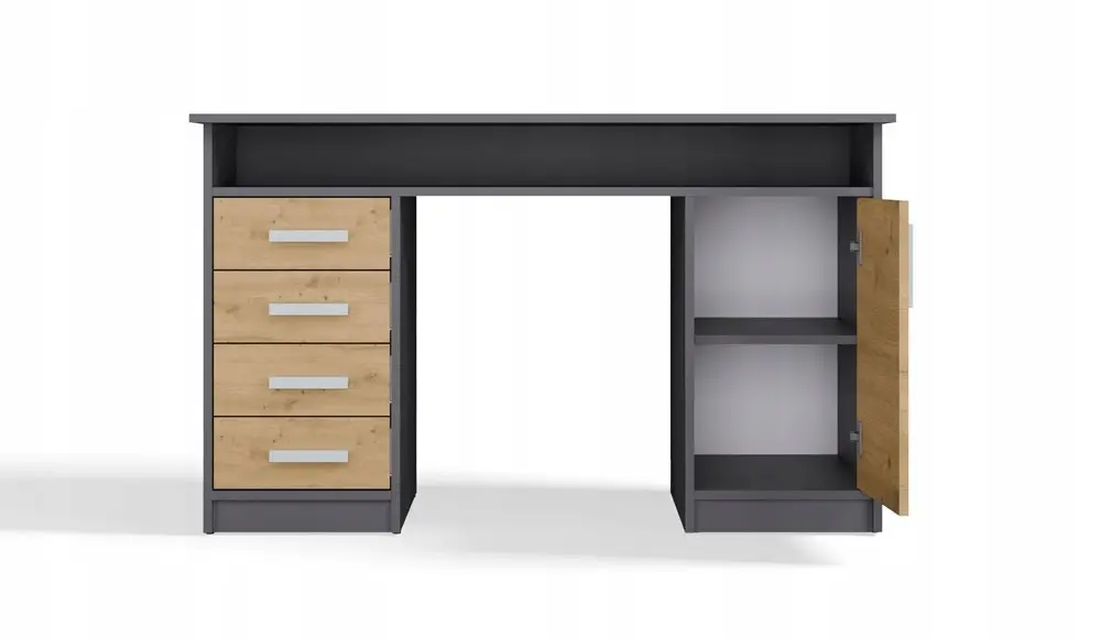 Письменный стол TopEshop ADA (Anthracite/Artisan Oak) - 4