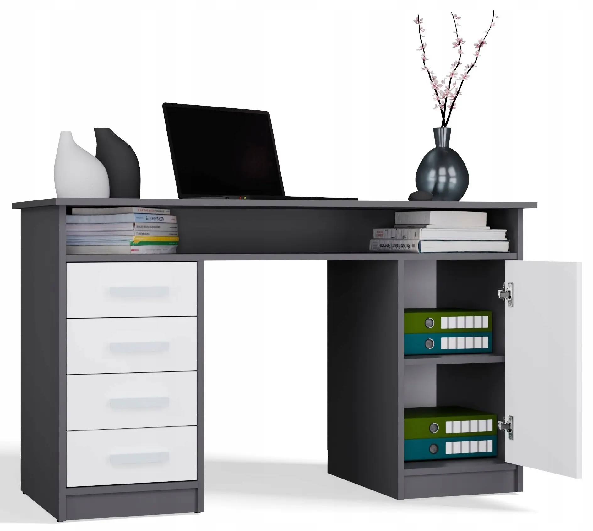 Письменный стол TopEshop ADA (Anthracite/White) - 3