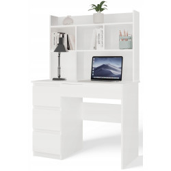 Письменный стол TopEshop Mijas Left со стеллажом (White) Thumb