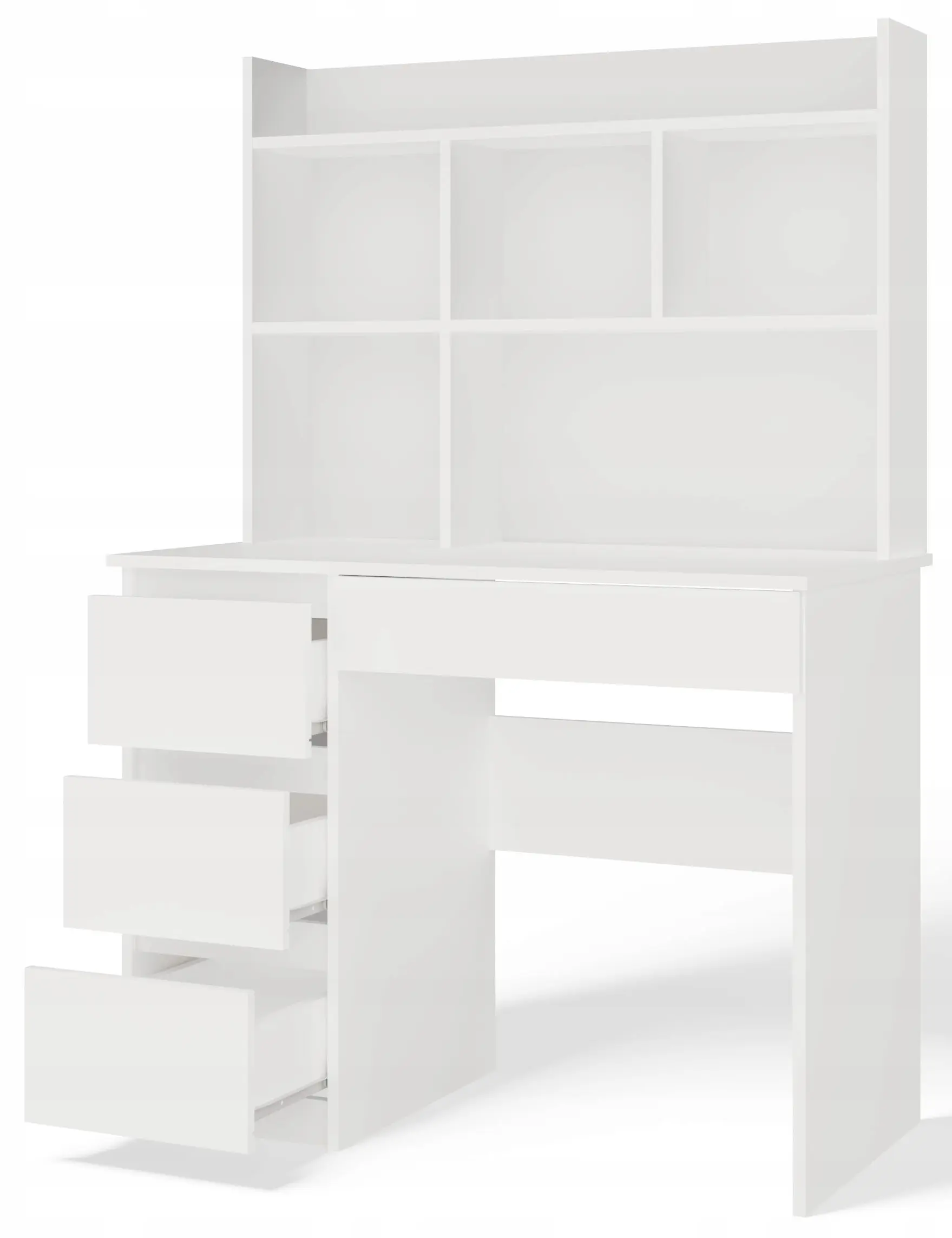 Письменный стол TopEshop Mijas Left со стеллажом (White) - 4