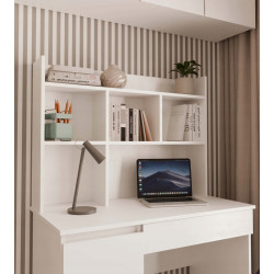 Письменный стол TopEshop Mijas Left со стеллажом (White) Thumb