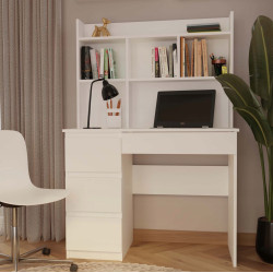 Письменный стол TopEshop Mijas Left со стеллажом (White) Thumb