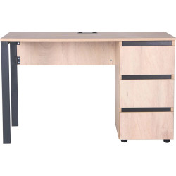 Masa de birou Pluto ST R (Oak/Graphite) Thumb