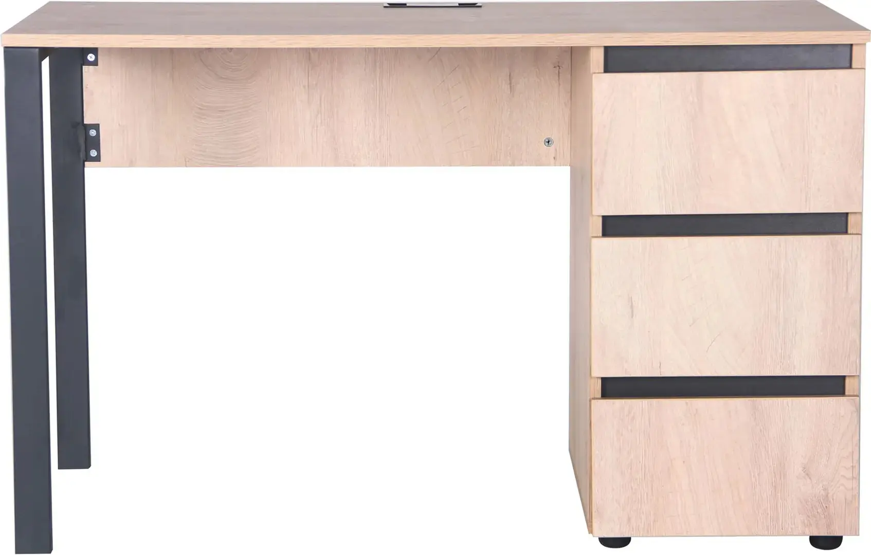 Masa de birou Pluto ST R (Oak/Graphite)