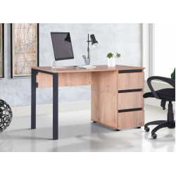 Masa de birou Pluto ST R (Oak/Graphite)