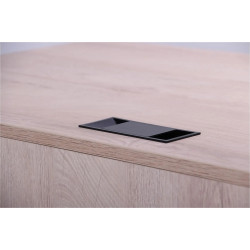 Masa de birou Pluto ST R (Oak/Graphite) Thumb