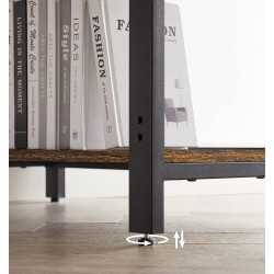 Письменный стол Vasagle LWD47X (Rustic Brown/Black) Thumb