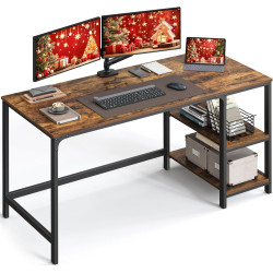 Письменный стол Vasagle LWD55X (Rustic Brown/Black) Thumb