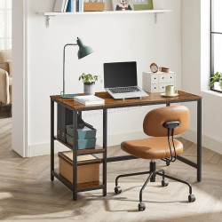 Письменный стол Vasagle LWD55X (Rustic Brown/Black)