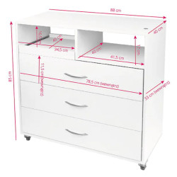 Comoda cosmetologica Activeshop Y-200 131179 (White) Thumb