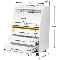 Comoda podologica Activeshop 601 126502 (White) Thumb