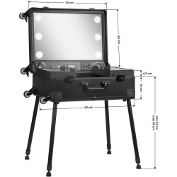 Органайзер-чемодан для косметики Activeshop 136922 (Black) Thumb