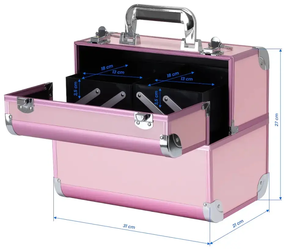 Valiză organizator cosmetic Activeshop SC40 151889 (Pink) - 3