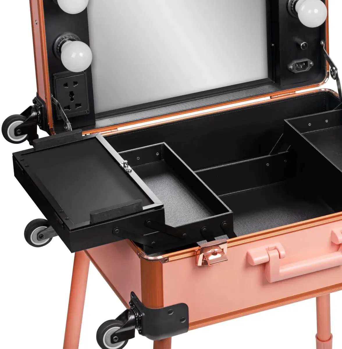 Valiză organizator cosmetic Activeshop T-27 136919 (Rose Gold)