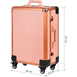 Valiză organizator cosmetic Activeshop T-27 136919 (Rose Gold) Thumb