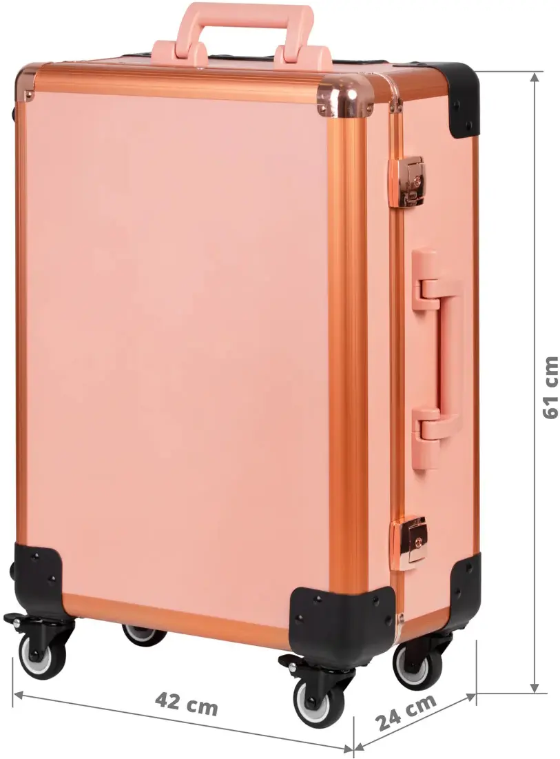 Valiză organizator cosmetic Activeshop T-27 136919 (Rose Gold)