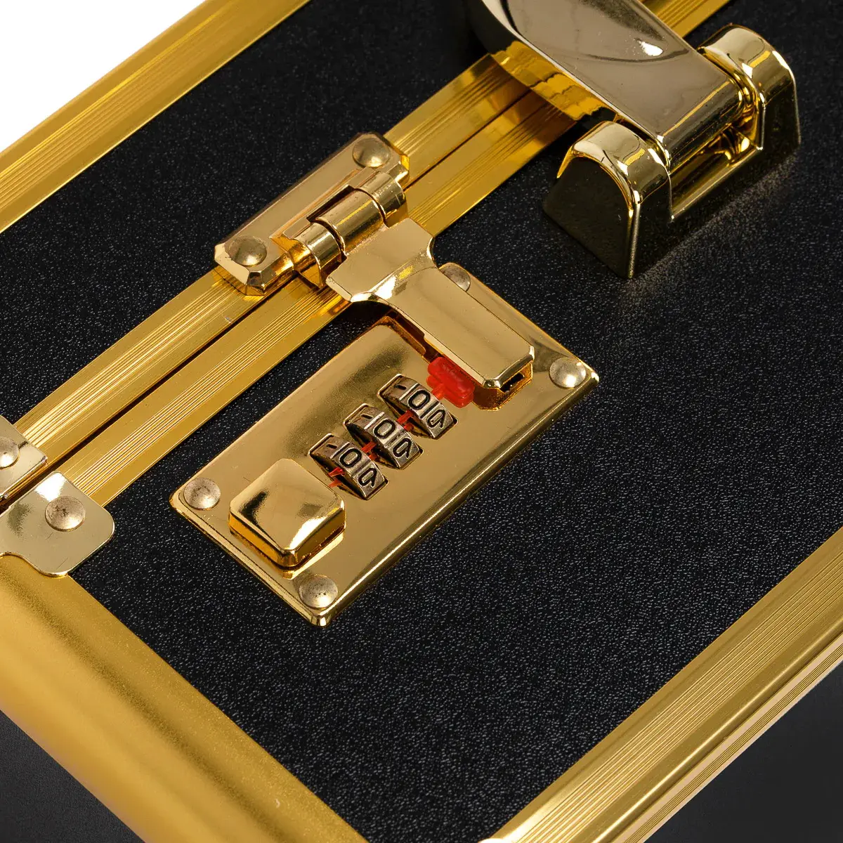 Valiză organizator cosmetic Activeshop 125645 (Black/Gold)