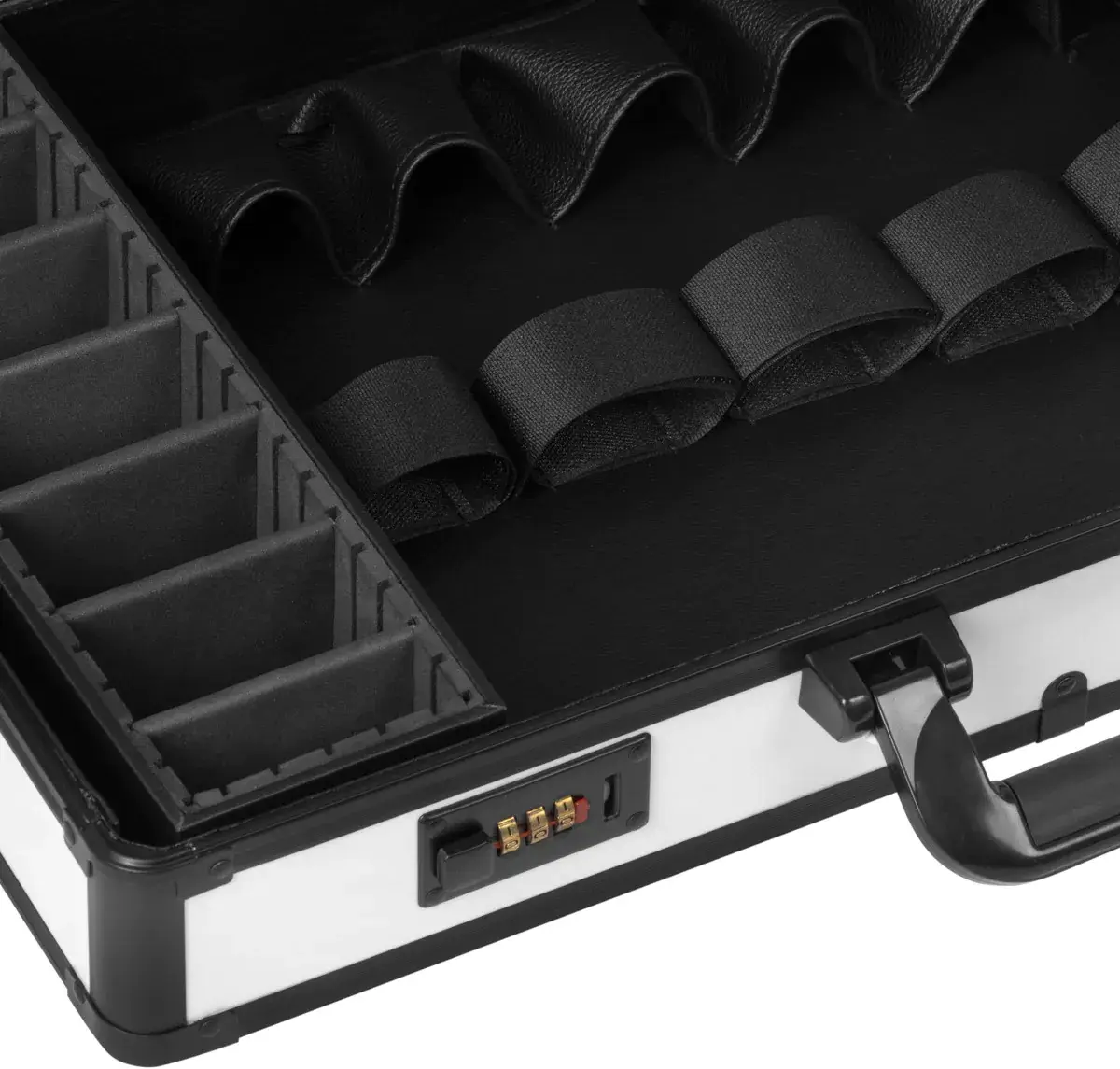 Valiză organizator cosmetic Activeshop 136914 (Black/White)