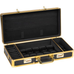 Valiză organizator cosmetic Activeshop 136915 (Black/Gold) Thumb