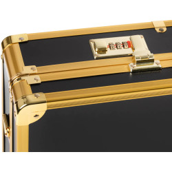 Valiză organizator cosmetic Activeshop 136915 (Black/Gold) Thumb