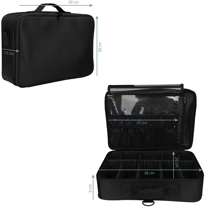 Valiză organizator cosmetic Activeshop Champion 130351 (Black)