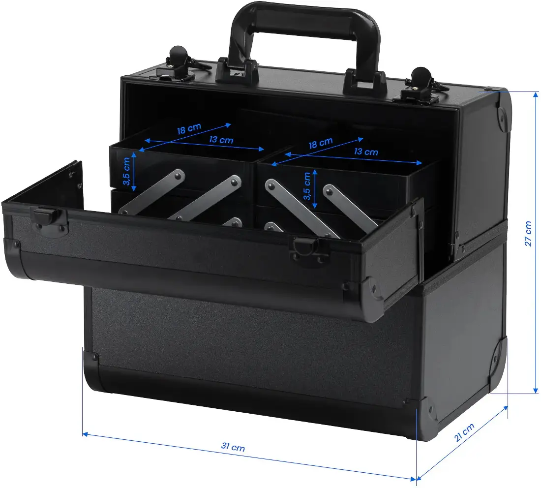 Органайзер-чемодан для косметики Activeshop SC 40 151887 (Black)