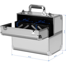 Органайзер-чемодан для косметики Activeshop SC 40 151888 (Silver) Thumb