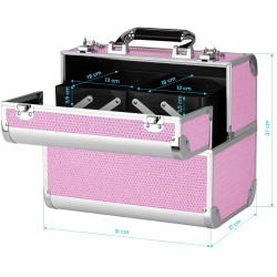 Органайзер-чемодан для косметики Activeshop SC 44 151886 (Pink) Thumb
