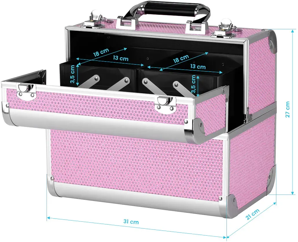 Органайзер-чемодан для косметики Activeshop SC 44 151886 (Pink)