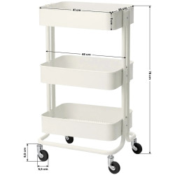 Carucior cosmetologic Activeshop HS-05 128333 (White) Thumb