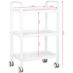 Carucior cosmetologic Activeshop HS-09 126765 (White) Thumb