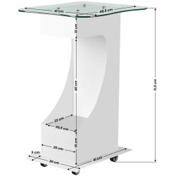 Masa cosmetologica Activeshop 083 123811 (White) Thumb