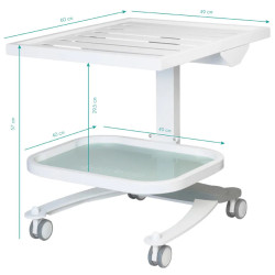 Masa cosmetologica Activeshop Atlas 124577 (White) Thumb