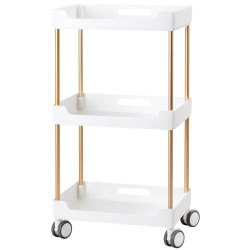 Carucior cosmetologic Activeshop 127 150656 (White/Gold) Thumb