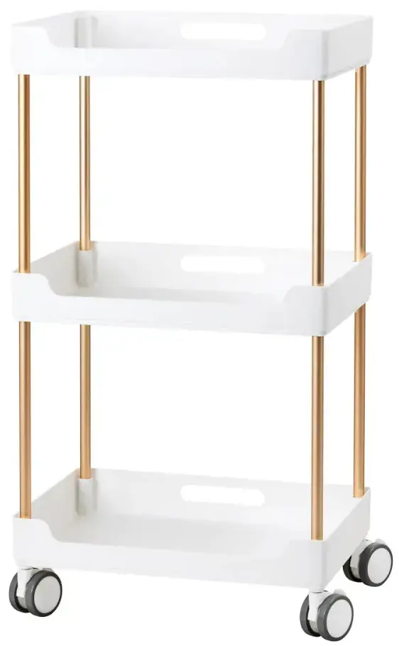 Carucior cosmetologic Activeshop 127 150656 (White/Gold) - 2