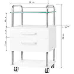 Carucior de frumusete Activeshop 6052 138010 (White) Thumb
