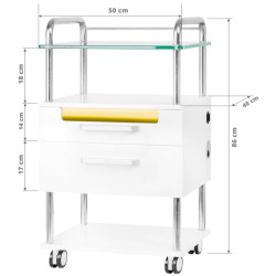 Tumba cosmetologica Activeshop 6052T 138011 (White) Thumb