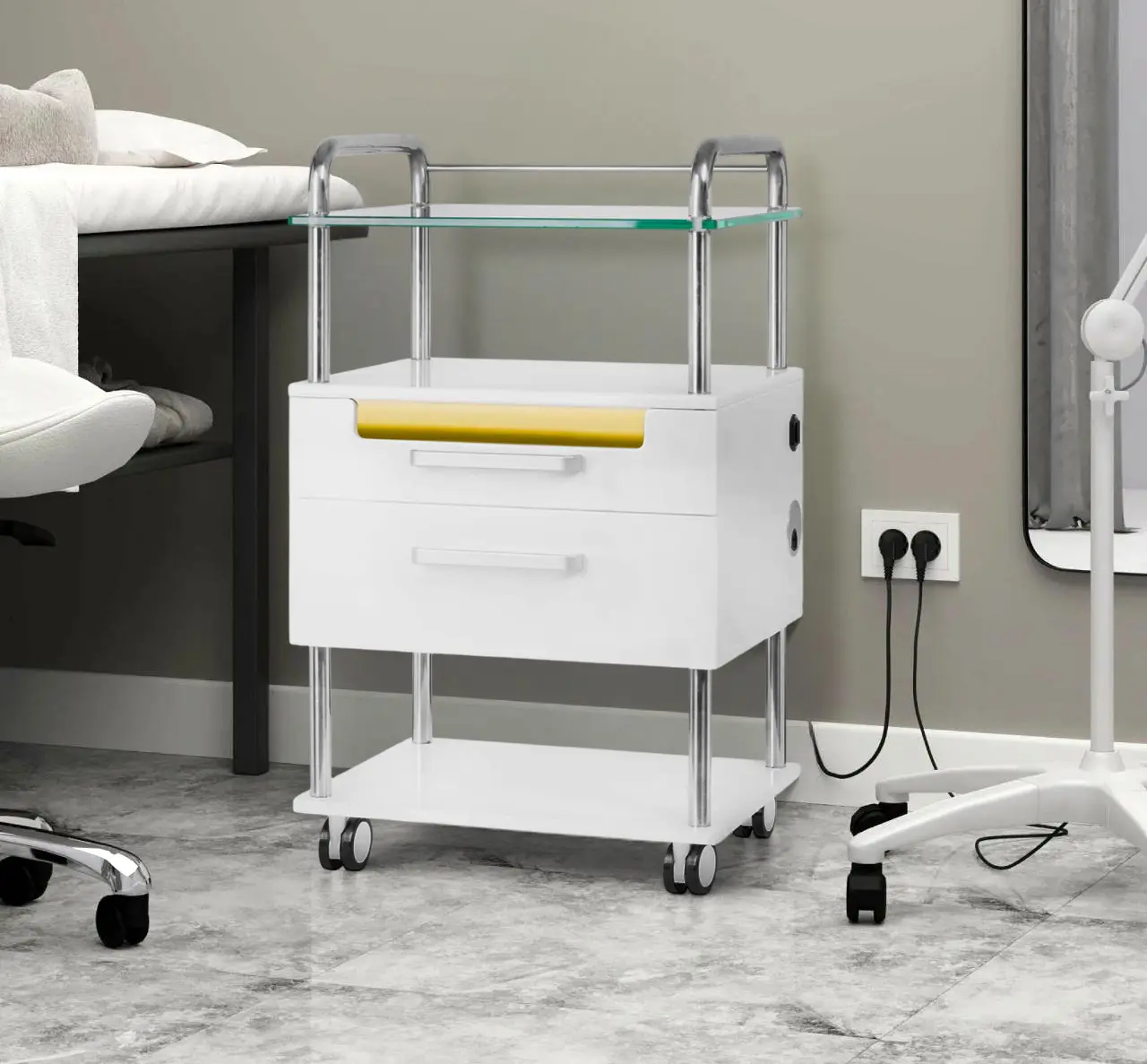 Tumba cosmetologica Activeshop 6052T 138011 (White)