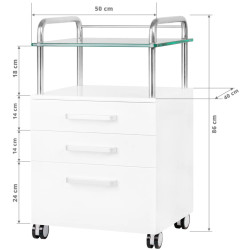 Tumba cosmetologica Activeshop 6053 138012 (White) Thumb