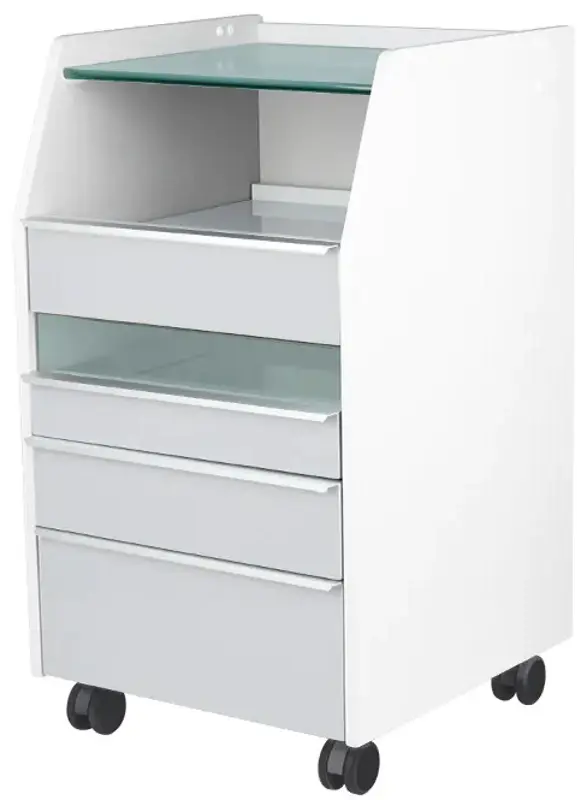 Tumba cosmetologica Activeshop 984 129113 (Gray/White)